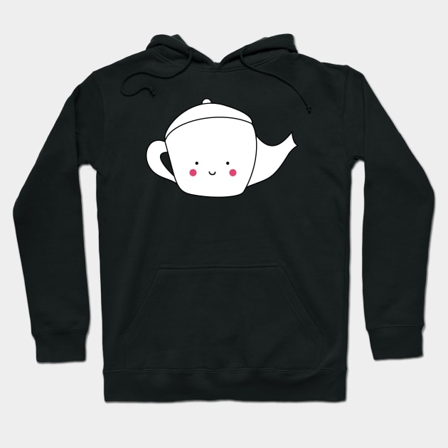 Kawaii Teapot Hoodie by designminds1